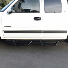 Load image into Gallery viewer, Westin 99-13 Chevrolet Silverado 1500 (Ext. Cab) Outlaw Drop Nerf Step Bars - Textured Black