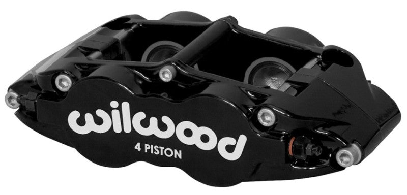 Wilwood Caliper Forged Narrow Superlite FNSL4R-DS Dust Seal 1.12/1.12 1.10in Rotor Width - Black Wilwood