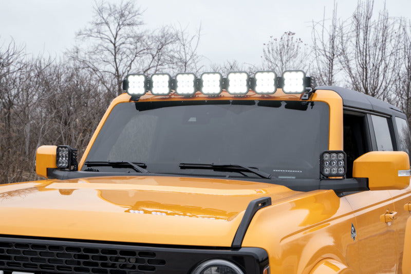 Diode Dynamics Bronco SS5 Sport CrossLink Windshield - Yellow Combo Lightbar Kit