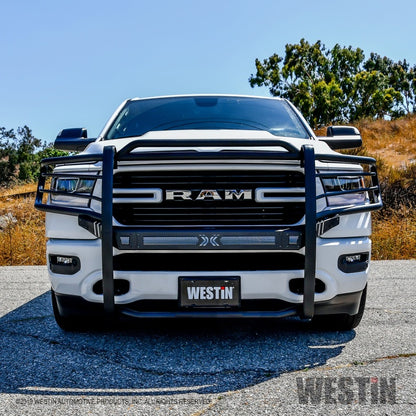 Westin 19-21 Ram 1500 Sportsman X Grille Guard - Textured Black (Excluding Classic & Rebel) - eliteracefab.com