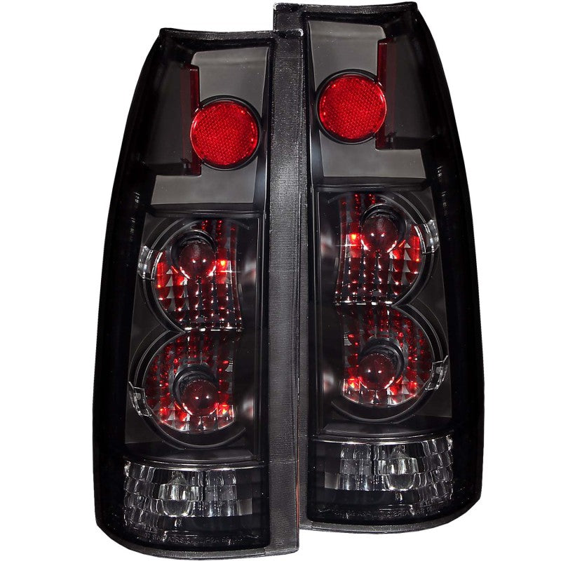 ANZO USA Cadillac Escalade Taillights Dark Smoke G2; 1999-2000 - eliteracefab.com