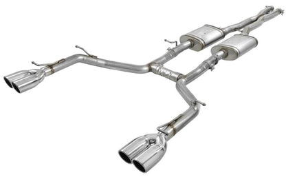 aFe MACH Force-Xp 2-1/2in 304 SS Cat-Back Exhaust 15-19 Dodge Challenger V6-3.6L - Polished Tip aFe