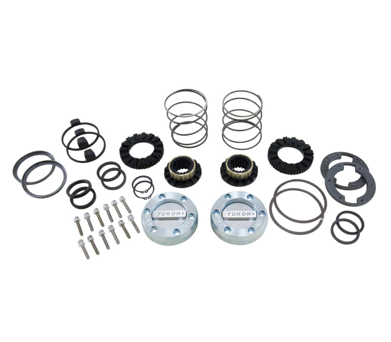 Yukon Gear Hardcore Locking Hub Set For GM 8.5in Front & Dana 44 / 19 Spline - eliteracefab.com