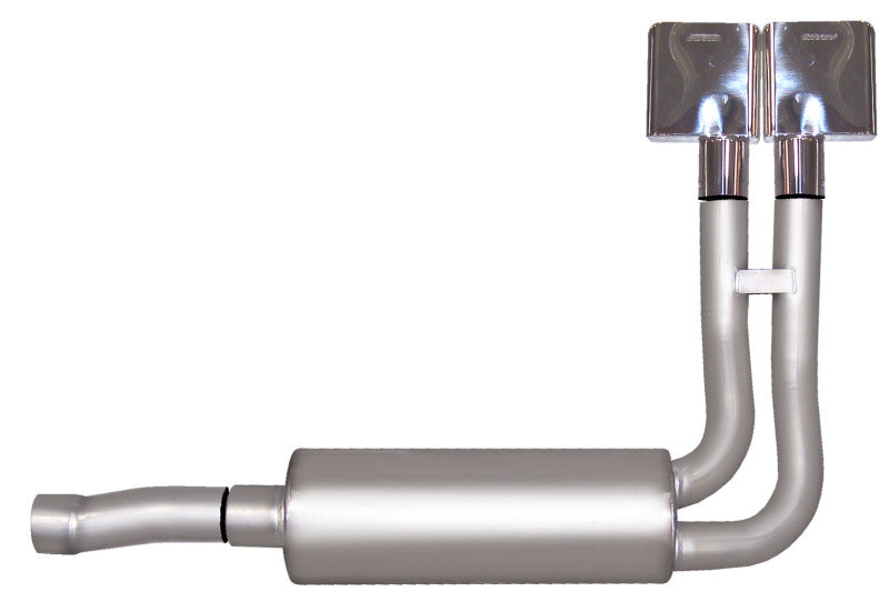 Gibson 88-93 Chevrolet C1500 Cheyenne 5.7L 2.5in Cat-Back Super Truck Exhaust - Stainless Gibson