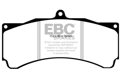 EBC Brakes Redstuff Ceramic Brake Pads - eliteracefab.com