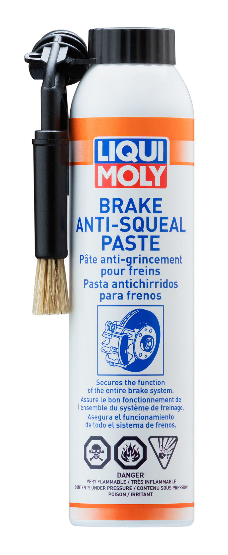 LIQUI MOLY 200mL Brake Anti-Squeal Paste (Can w/ Brush) LIQUI MOLY