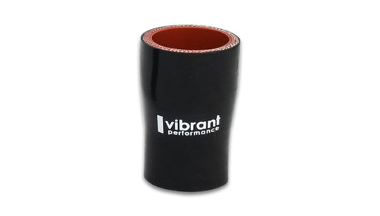 Vibrant Performance Reducer Coupler, 1.50in ID x 1.00in ID x 3.00in Long - Black, Silicone Intake/Boost/Cooling Plumbing - Part 2922