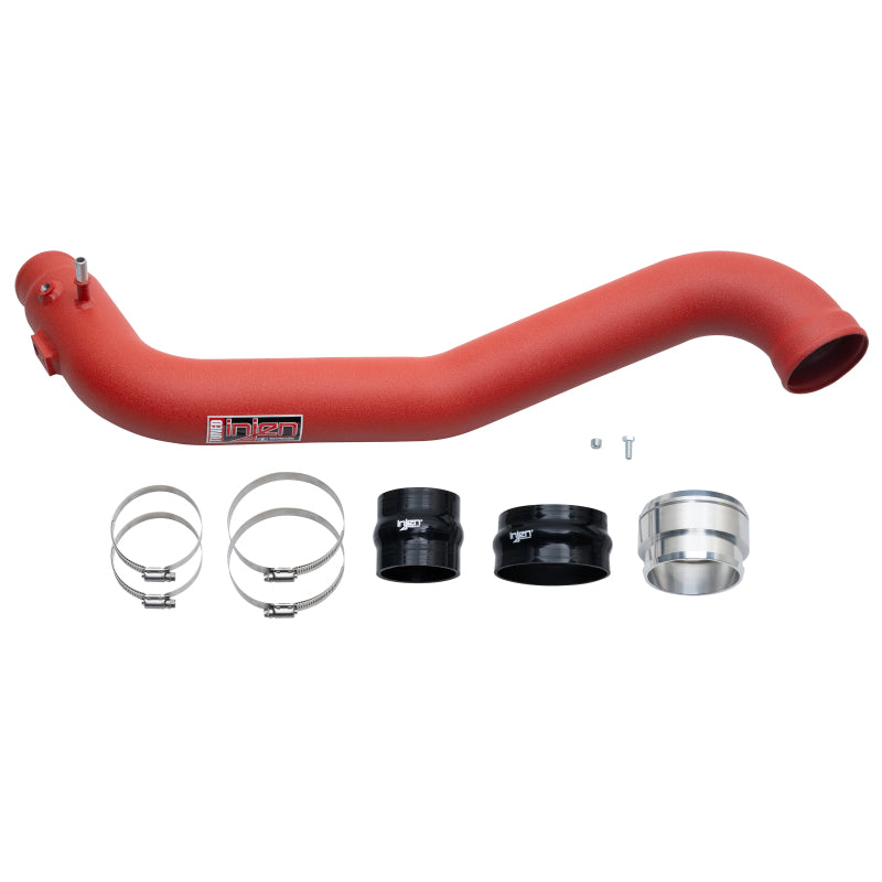 Injen 2015-2020 Ford F-150 V6-2.7L (tt) EcoBoost SES Intercooler Pipe Cold Side (Wrinkle Red) - SES9014ICPCWR