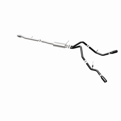 MagnaFlow SYS Cat-Back 3.5in Black Dual Split Rear Tips 14-15 Chevy Silverado/GMC Sierra 4.3L-5.3L Magnaflow
