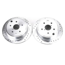 Load image into Gallery viewer, Power Stop 15-19 Subaru WRX Rear Evolution Drilled &amp; Slotted Rotors - Pair - eliteracefab.com