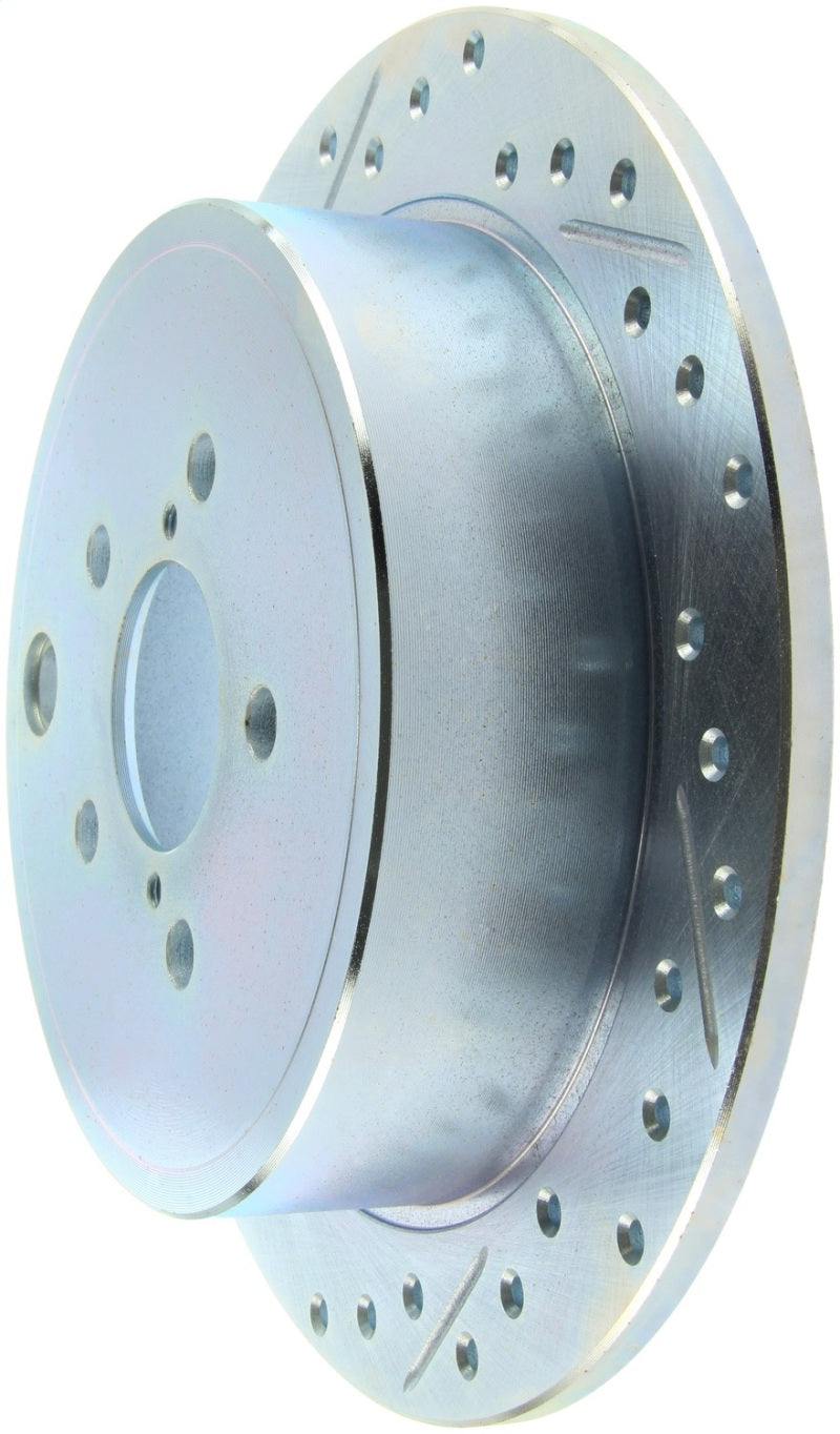 StopTech Select Sport 09-13 Subaru Forester Slotted and Drilled Right Rear Rotor - eliteracefab.com