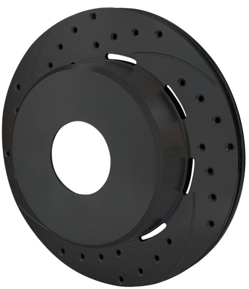 Wilwood Rotor-1.91in Offset-SRP-BLK-Drill-LH 11.00 x .810 - Blank Wilwood