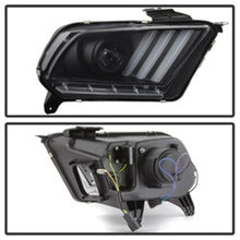 Load image into Gallery viewer, Spyder Ford Mustang 10-13 Projector Headlights - HID Model Only - Black PRO-YD-FM2010V2-HID-BK - eliteracefab.com