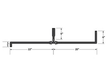 Load image into Gallery viewer, Fleece Performance Universal Pre-Formed 5/8in ID Hose w/ 90 Deg. Ends/1in ID T-Fitting - eliteracefab.com