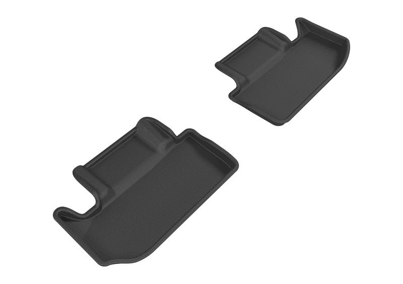 3D MAXpider 2011-2020 Dodge Challenger Kagu 2nd Row Floormats - Black - eliteracefab.com