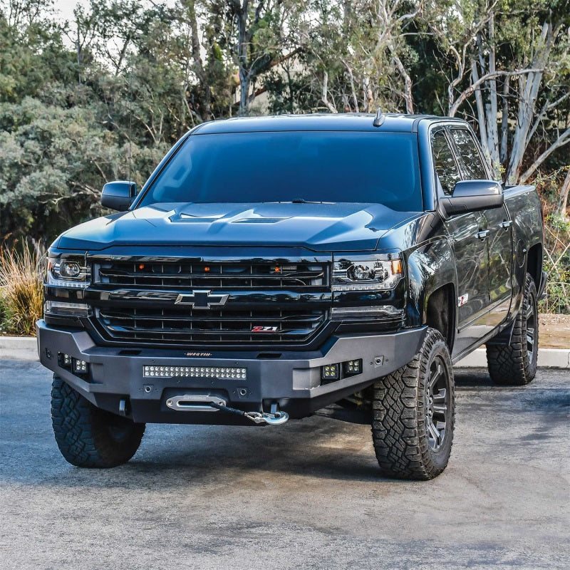 Westin 15-19 Chevrolet Silverado 2500/3500 Pro-Series Front Bumper - Textured Black Westin