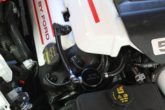 J&L 11-17 Ford Mustang GT Passenger Side Oil Separator 3.0 - Black Anodized - eliteracefab.com