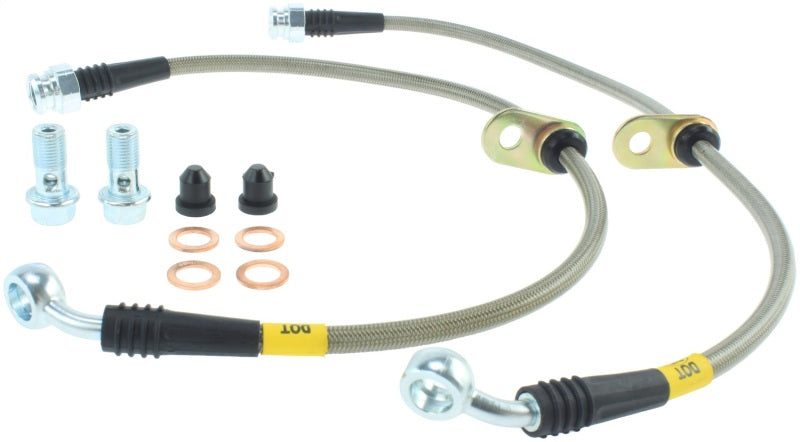 STOPTECH 94-01 INTEGRA / 99-00 CIVIC SI W/REAR DISC BRAKES REAR SS BRAKE LINES, 950.40500 - eliteracefab.com