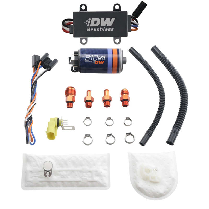 Deatschwerks DW810 Brushless 810lph In-Tank Brushless Fuel Pump w/ 9-1002 + Dual Speed Controller DeatschWerks