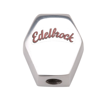 Edelbrock 1286 polished aluminum fuel distribution block 1/4 NPT