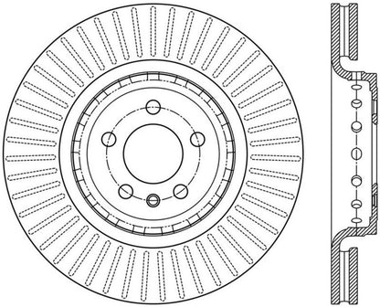 StopTech Sport Slotted Rotor - Front Left Stoptech