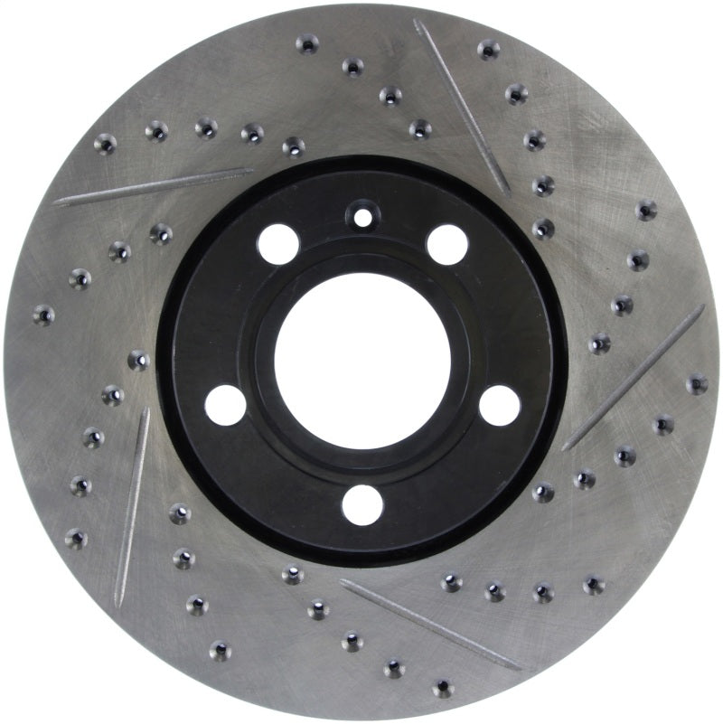 StopTech 96-7/04 Audi A4 / 95-01 A6 / 7/98-05 VW Passat Left Front Slotted and Drilled Rotor Stoptech