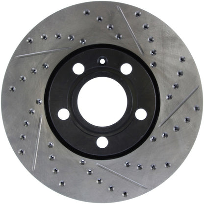 StopTech 96-7/04 Audi A4 / 95-01 A6 / 7/98-05 VW Passat Left Front Slotted and Drilled Rotor Stoptech