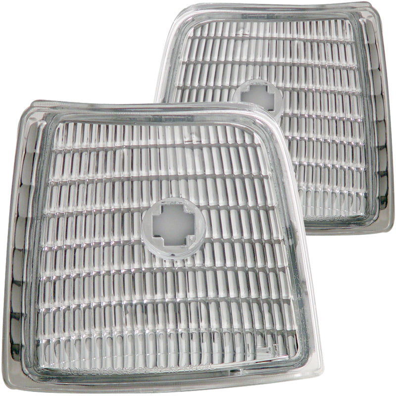 ANZO Corner Lights 1992-1996 Ford F-150 Euro Crystal - eliteracefab.com