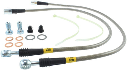 StopTech 2015 BMW F82 M4 Stainless Steel Rear Brake Lines - eliteracefab.com