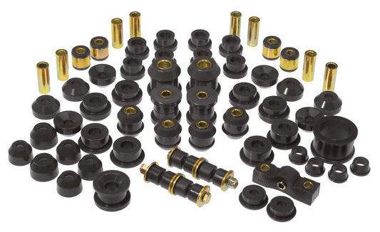 Prothane Total Vehicle Suspension Bushing Kit for 1992–1995 Honda Civic w/o Rear Upper C-Arm Bushings, Black – 8-2003-BL