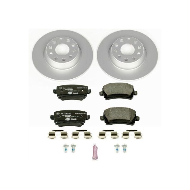 Power Stop 06-09 Audi A3 Rear Euro-Stop Brake Kit PowerStop