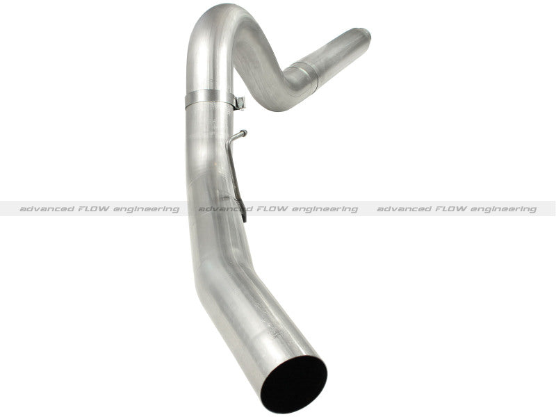 aFe MACHForce XP 5in DPF-Back Stainless Steel Exh Sys, No tip,Ford Diesel Trucks 08-10 V8-6.4L aFe