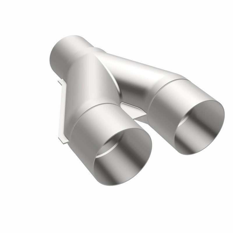 MagnaFlow Universal Trans Y-Pipe All SS 4inch (Dual) 3.5inch (Single) x 13inch (Overall) Magnaflow