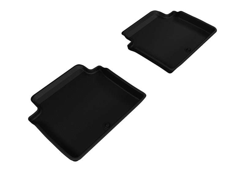 3D MAXpider L1HY05021509 2015-2020 Genesis/Hyundai G80/Genesis Sedan Kagu 2nd Row Floormats - Black 3D MAXpider