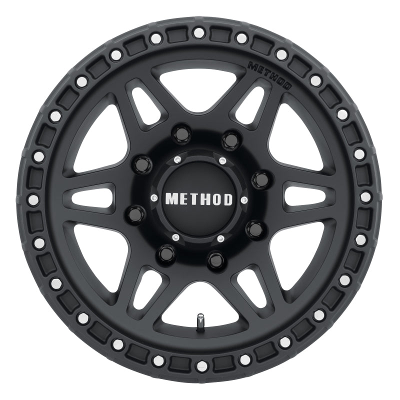 Method MR312 18x9 +18mm Offset 8x6.5 130.81mm CB Matte Black Wheel - eliteracefab.com