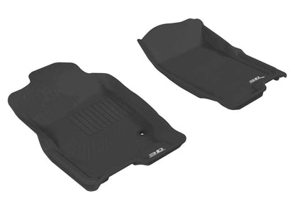 3D MAXpider L1FR03511509 2006-2010 Ford Explorer Kagu 1st Row Floormat - Black 3D MAXpider