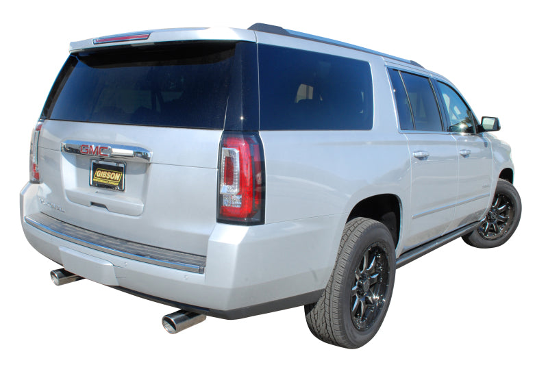 Gibson 14-19 Cadillac Escalade ESV Base 6.2L 3.5in/2.25in Cat-Back Dual Split Exhaust - Stainless Gibson