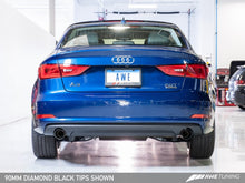 Load image into Gallery viewer, AWE Tuning Audi 8V A3 Touring Edition Exhaust - Dual Outlet Diamond Black 90 mm Tips - eliteracefab.com