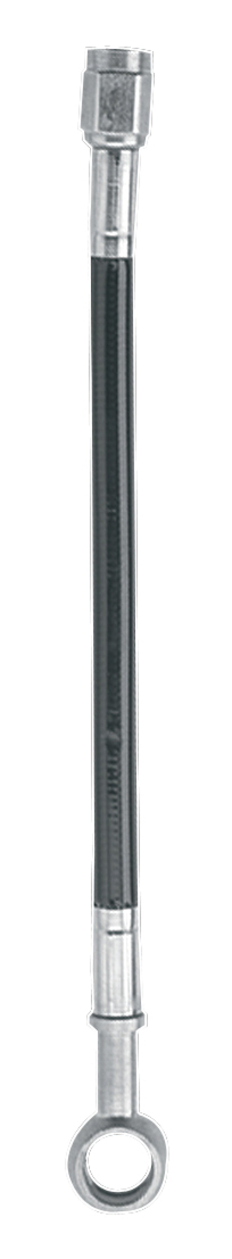 Fragola -3AN Black Covered Straight x 3/8 BJO 18in Fragola