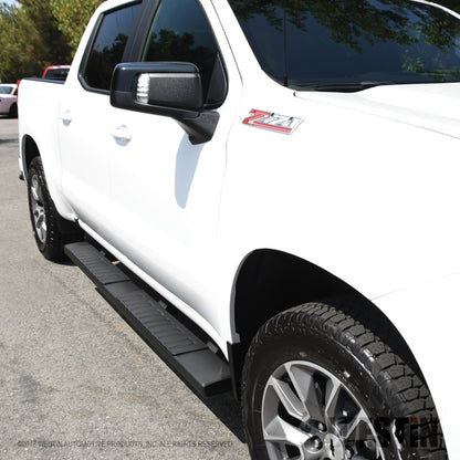 Westin 2019 Chevrolet Silverado/Sierra 1500 Crew Cab R7 Nerf Step Bars - Black - eliteracefab.com