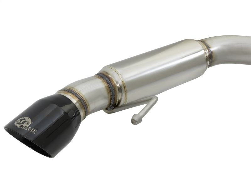 aFe MACHForce XP 3in 304 SS Sport Tone Cat-Back w/ Black Tips 15-17 Ford Mustang V6-3.7L/V8-5.0L aFe
