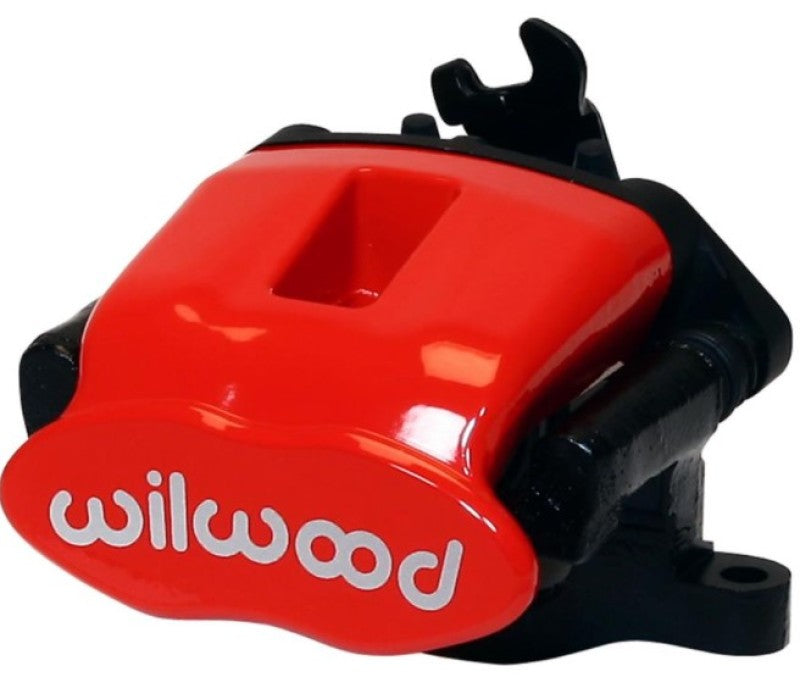 Wilwood Caliper-Combination Parking Brake-Pos 6-R/H-Red 41mm piston .81in Disc Wilwood