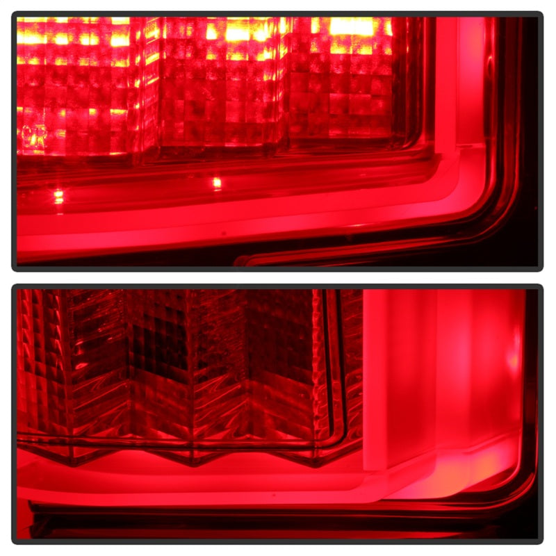 Spyder 18-19 Ford F-150 (w/o Blind Spot Sensor) LED Tail Lights - Red Clear (ALT-YD-FF15018-LED-RC) - eliteracefab.com