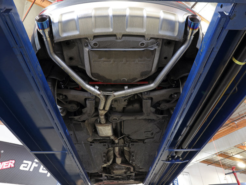 afe MACH Force-Xp 13-16 Audi Allroad L4 SS Axle-Back Exhaust w/ Polished Tips aFe