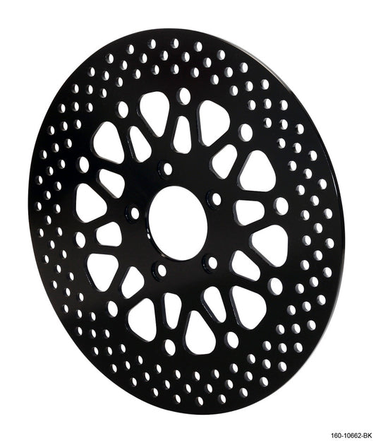 Wilwood Rotor-Front-H-D Motorcycle 84-99 Black Finish 11.50 x .196 - 5 on 3.25in Wilwood