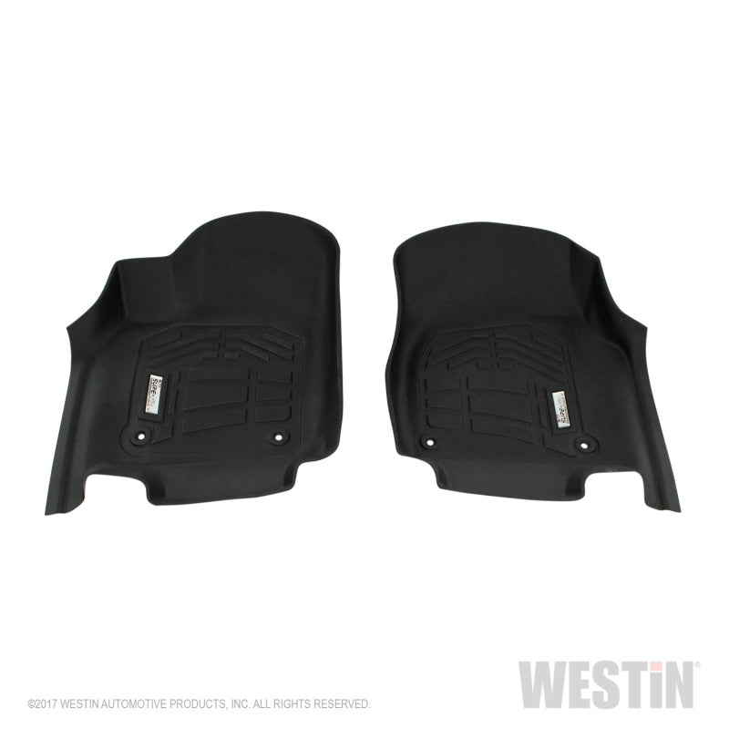 Westin 2013-2018 Dodge/Jeep Durango Wade Sure-Fit Floor Liners Front - Black