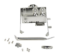 Load image into Gallery viewer, Kentrol 76-86 Jeep CJ Battery Tray with support arm - Polished Silver - eliteracefab.com