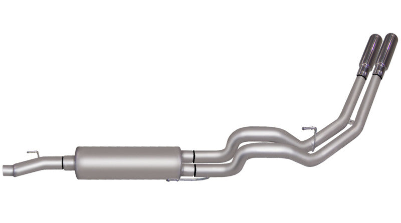 Gibson 04-08 Ford F-150 STX 4.6L 2.5in Cat-Back Dual Sport Exhaust - Stainless Gibson