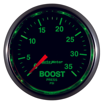 AutoMeter GS 2 1/16 inch 35PSI Mechanical Boost Gauge 3804