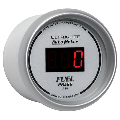 Autometer Ultra-Lite 52MM 5-100 PSI Digital Fuel Pressure Gauge 6563